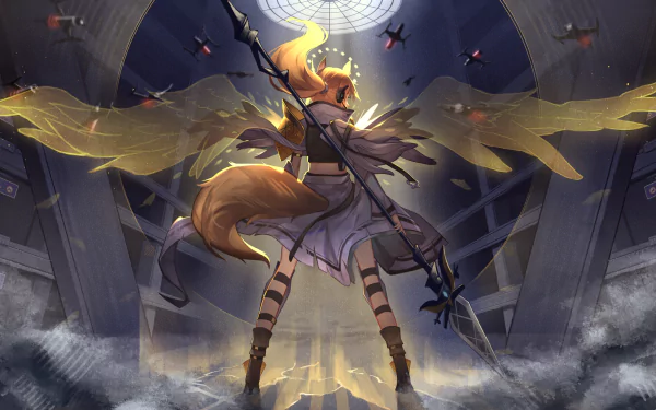 angel Nearl (ArKnights) video game Arknights HD Desktop Wallpaper | Background Image