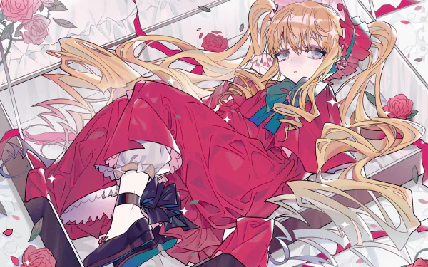 blonde dress Shinku (Rozen Maiden) Anime Rozen Maiden HD Desktop Wallpaper | Background Image
