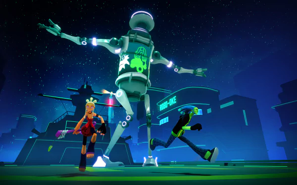 video game No Straight Roads HD Desktop Wallpaper | Background Image