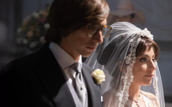 Adam Driver Lady Gaga movie House of Gucci HD Desktop Wallpaper | Background Image