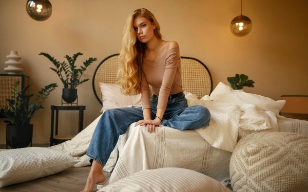 Women Model Models Blonde HD Wallpaper | Background Image