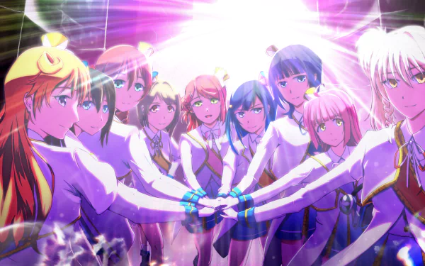 Setsuna Yuki Ayumu Uehara Rina Tennoji Shizuku Osaka Kasumi Nakasu Kanata Konoe Emma Verde Karin Asaka Anime Love Live! Nijigasaki High School Idol Club HD Desktop Wallpaper | Background Image