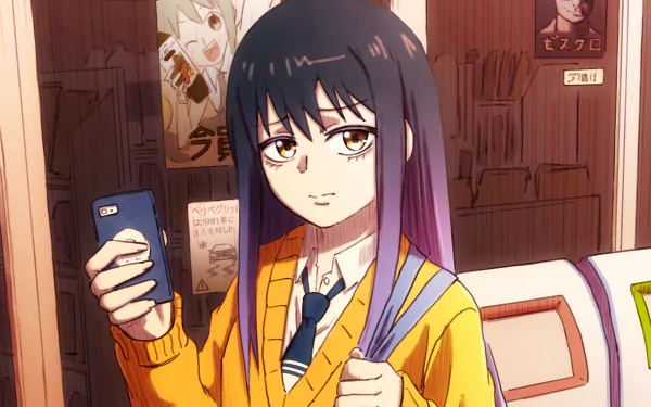 Miko Yotsuya Anime Mieruko-chan HD Desktop Wallpaper | Background Image