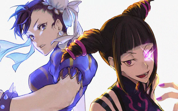 Chun-Li (Street Fighter) Juri (Street Fighter) video game Street Fighter HD Desktop Wallpaper | Background Image