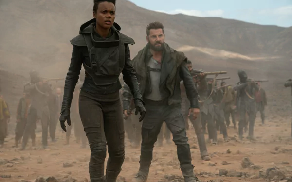 Daniel MacPherson Leah Harvey TV Show Foundation HD Desktop Wallpaper | Background Image