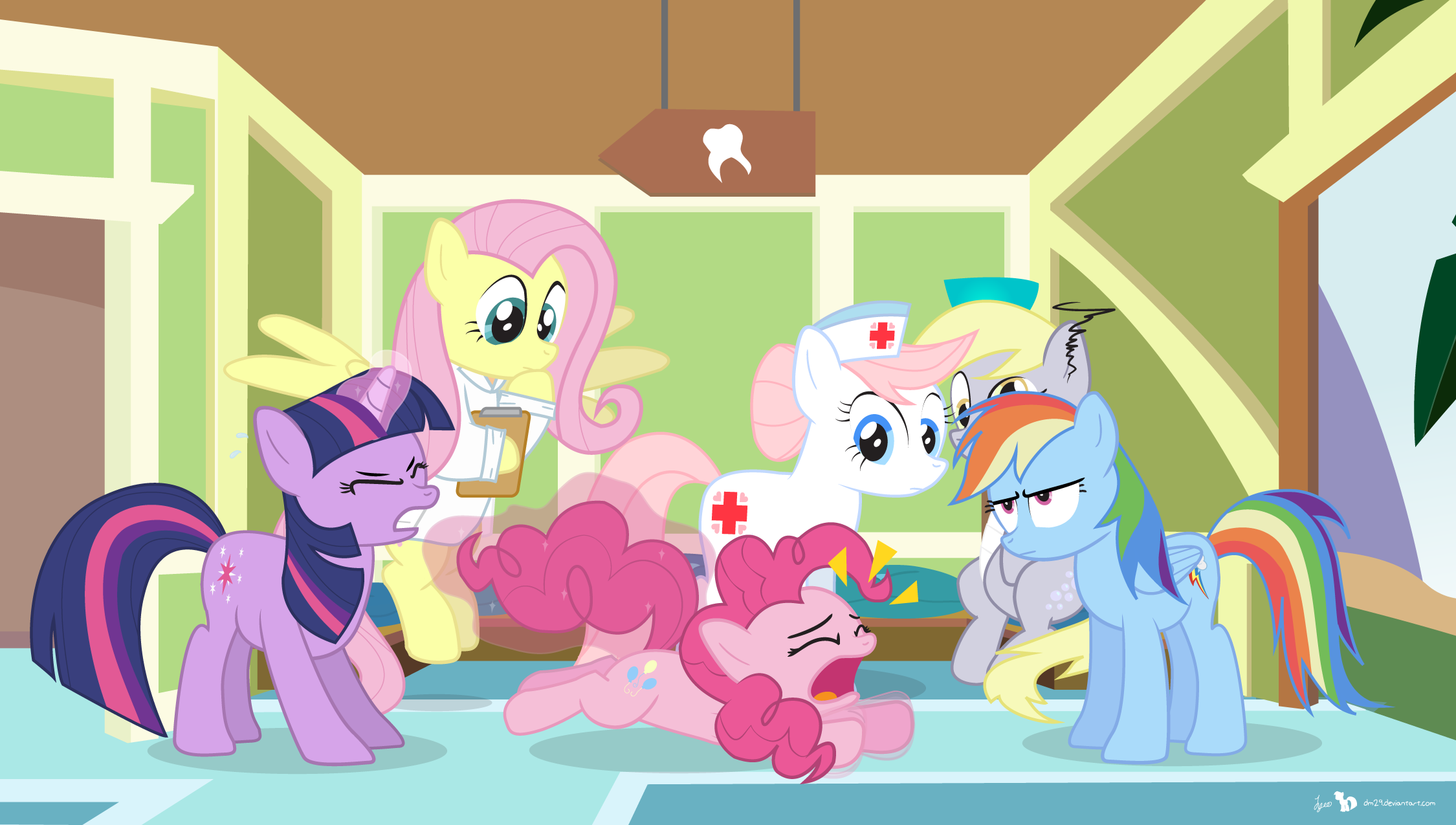 My Little Pony: Friendship is Magic HD Wallpaper by dm29