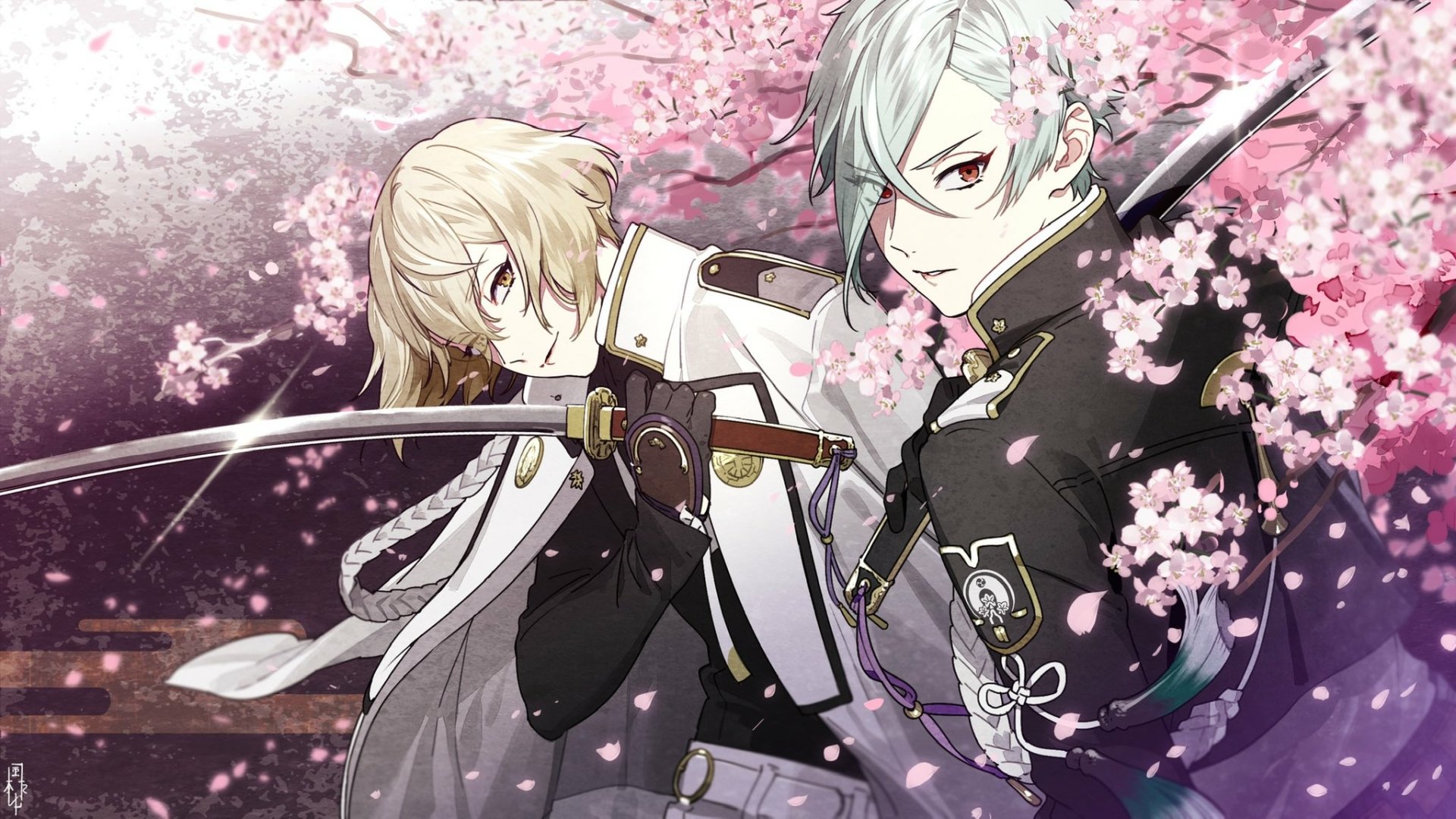 Download Higekiri (Touken Ranbu) Hizamaru (Touken Ranbu) Anime Touken Ranbu HD Wallpaper