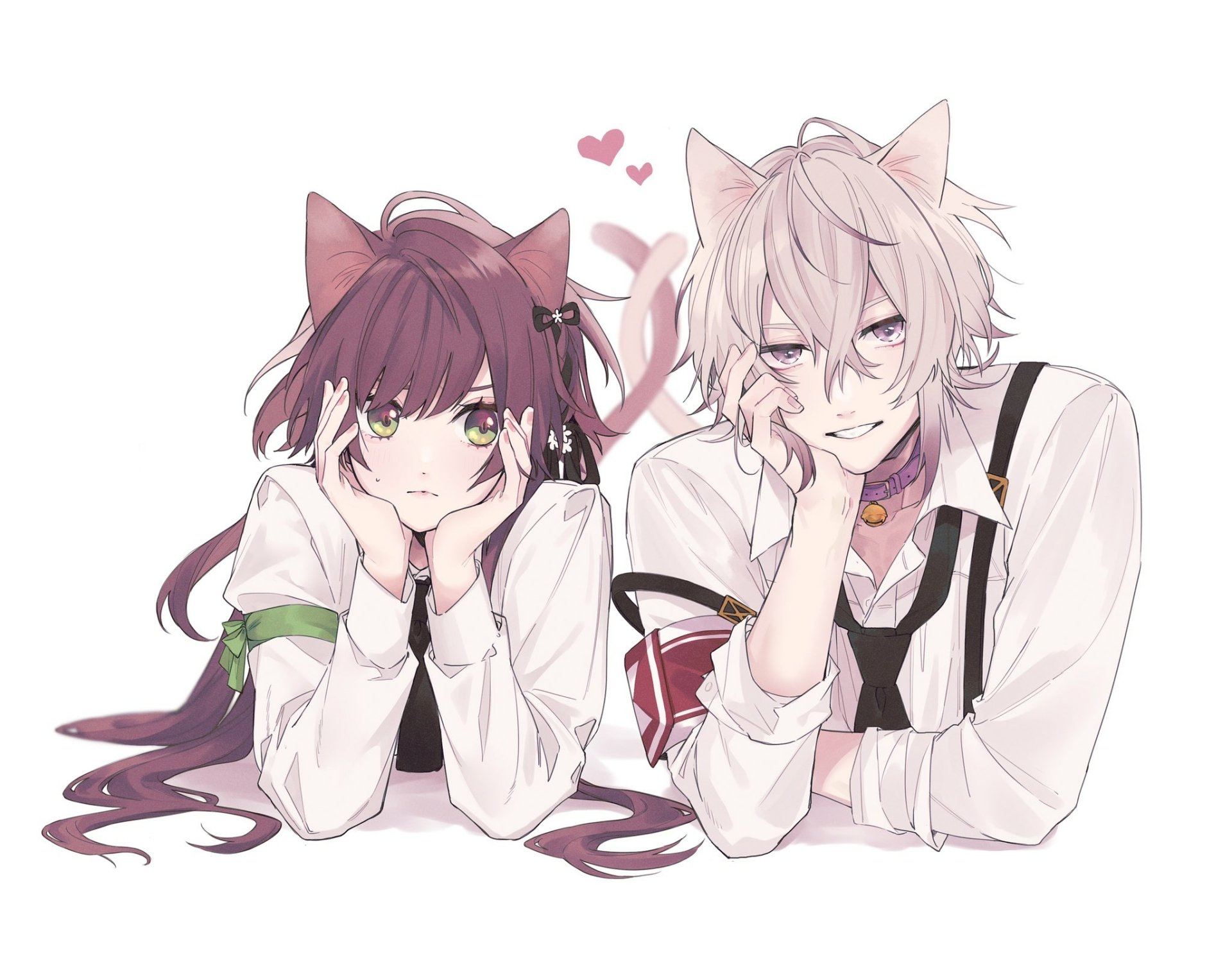 Download Okazaki Kei Hoshino Ichika Video Game Collar X Malice HD Wallpaper