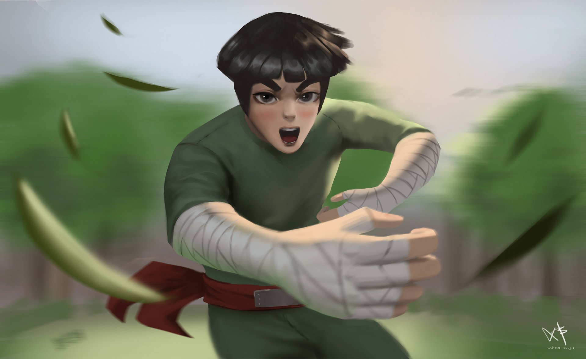 Download Rock Lee Anime Naruto 4k Ultra HD Wallpaper