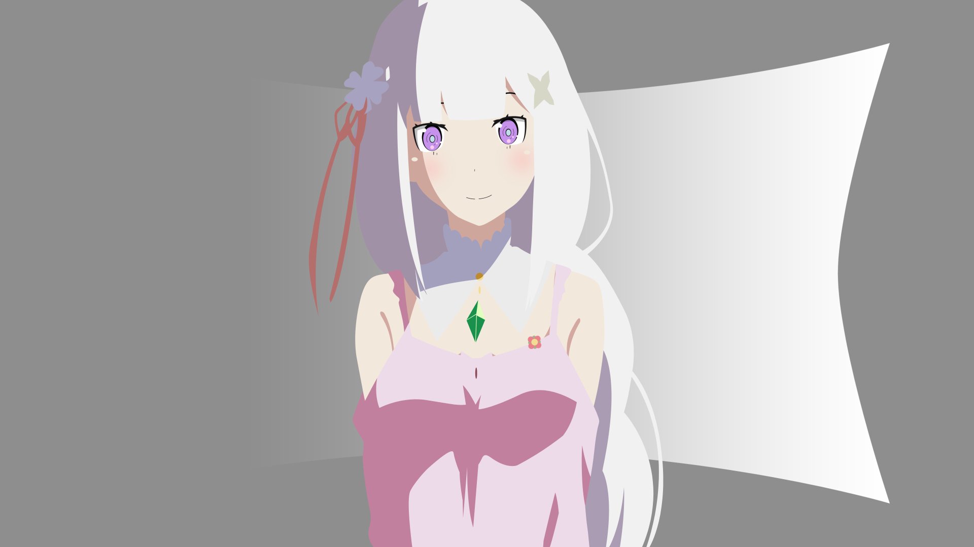 Download Emilia (Re:ZERO) Anime Re:Zero - Starting Life In Another World 4k Ultra HD Wallpaper by Dorime