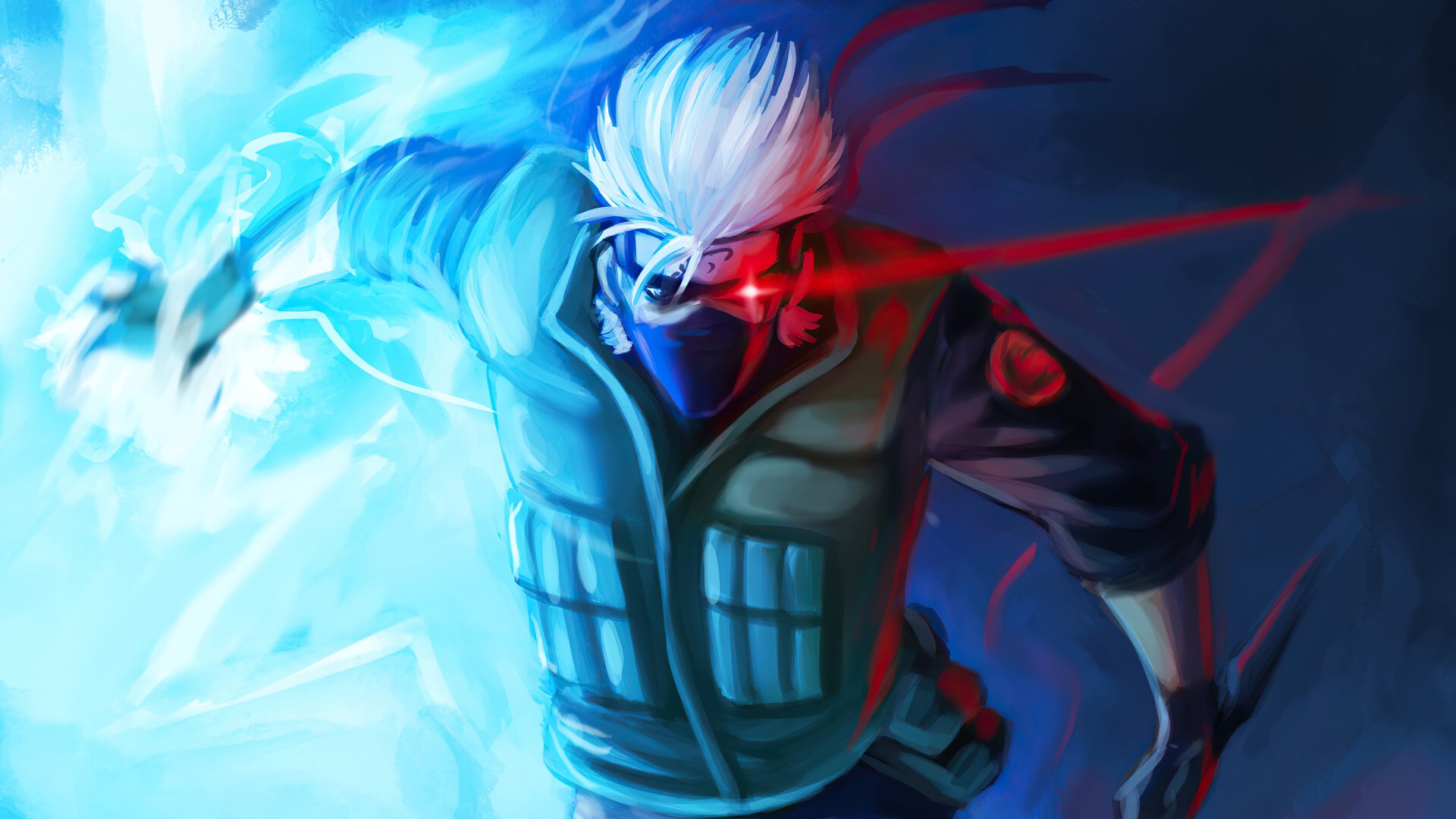 Download Chidori (Naruto) Kakashi Hatake Anime Naruto 4k Ultra HD Wallpaper