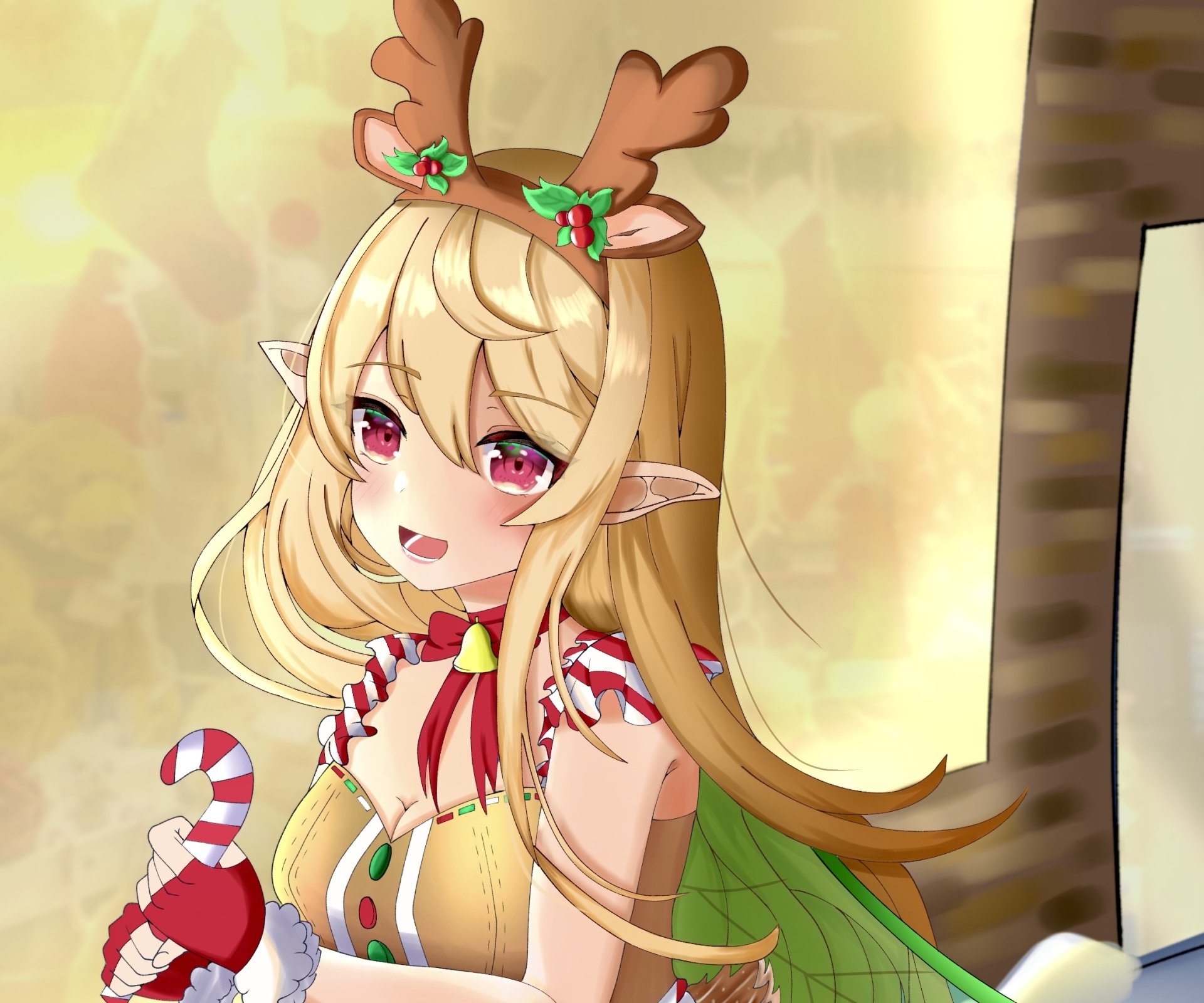 Download Nijisanji Pomu Rainpuff Anime Virtual Youtuber HD Wallpaper