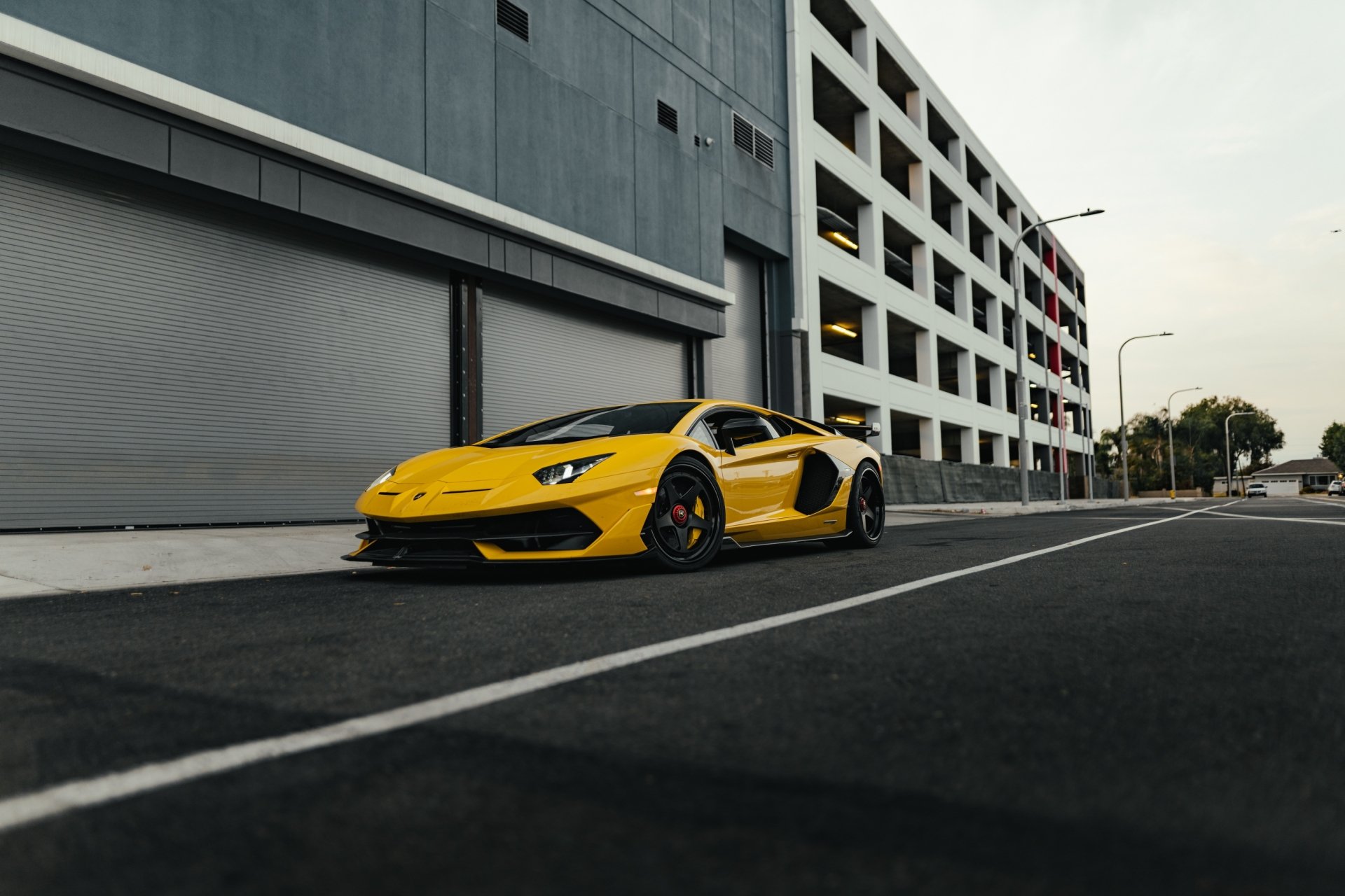 Download Supercar Vehicle Lamborghini Aventador SVJ HD Wallpaper