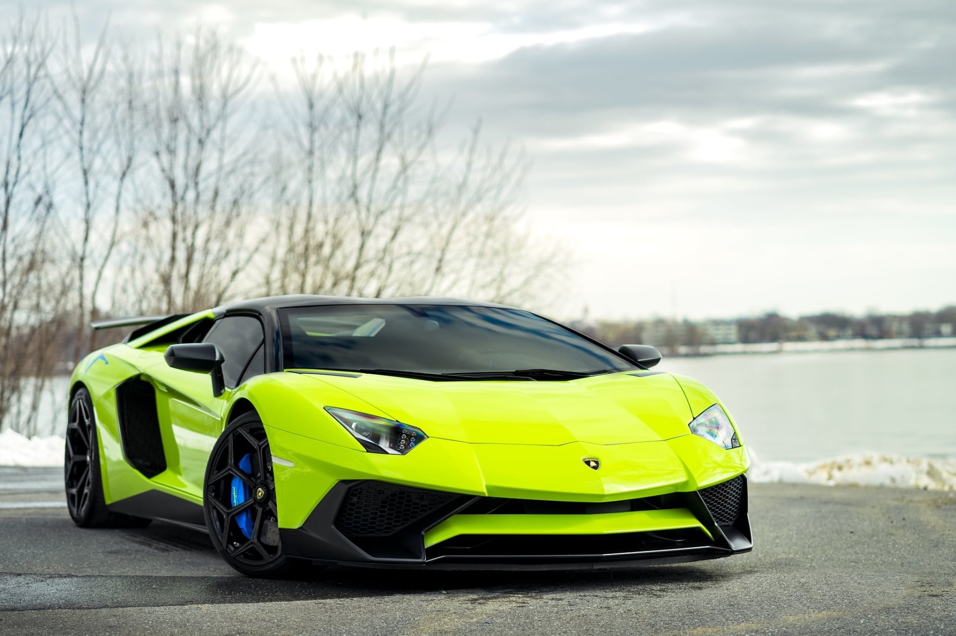 Download Supercar Vehicle Lamborghini Aventador SV HD Wallpaper