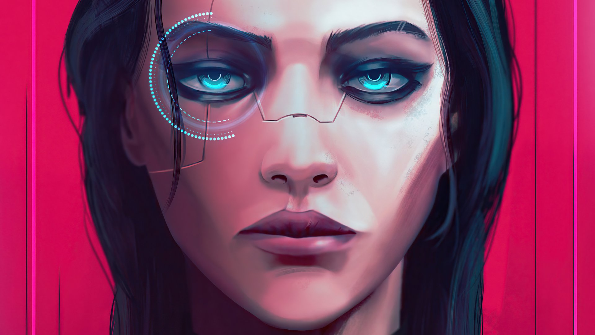 Download Face Sci Fi Cyberpunk 4k Ultra HD Wallpaper by MizuriAU ...