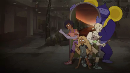 Tuba (Infinity Train) Hazel (Infinity Train) Grace Monroe (Infinity Train) Simon Laurent (Infinity Train) TV Show Infinity Train HD Desktop Wallpaper | Background Image