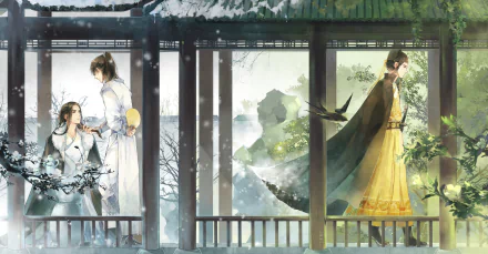 Nie Mingjue Jin Guangyao Anime Mo Dao Zu Shi HD Desktop Wallpaper | Background Image