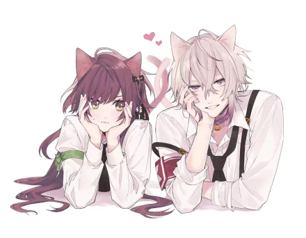 Okazaki Kei Hoshino Ichika video game Collar x Malice HD Desktop Wallpaper | Background Image