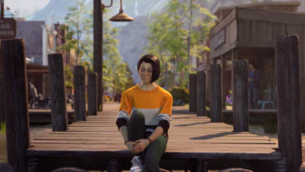  Thinking On The Pier