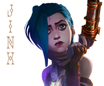 Jinx (League Of Legends) TV Show Arcane HD Desktop Wallpaper | Background Image