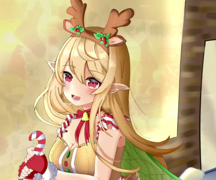 Nijisanji Pomu Rainpuff Anime Virtual Youtuber HD Desktop Wallpaper | Background Image
