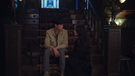  K-drama Couple On Stairs
