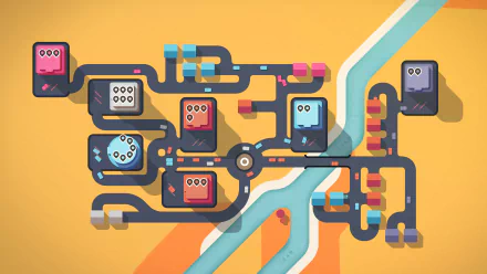 video game Mini Motorways HD Desktop Wallpaper | Background Image