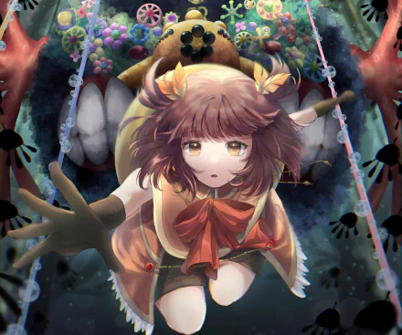 Kaede Akino Anime Magia Record: Puella Magi Madoka Magica Side Story HD Desktop Wallpaper | Background Image