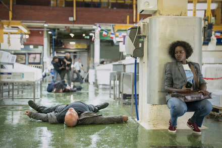 Lupita Nyong'o movie The 355 HD Desktop Wallpaper | Background Image