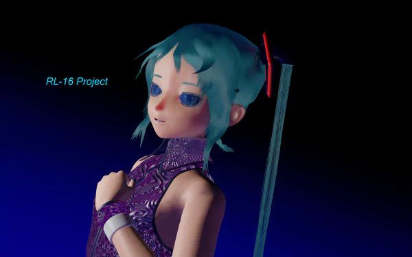  Hatsune Miku Blender New Dress