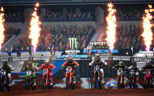 video game Monster Energy Supercross - The Official Videogame 5 HD Desktop Wallpaper | Background Image