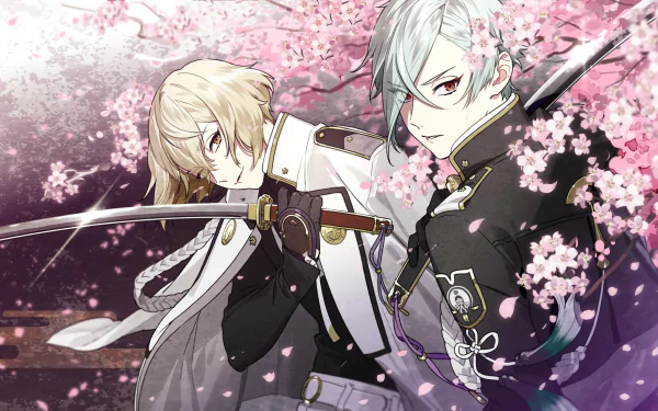 Higekiri (Touken Ranbu) Hizamaru (Touken Ranbu) Anime Touken Ranbu HD Desktop Wallpaper | Background Image