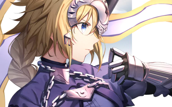 Joan of Arc Anime Fate/Apocrypha HD Desktop Wallpaper | Background Image