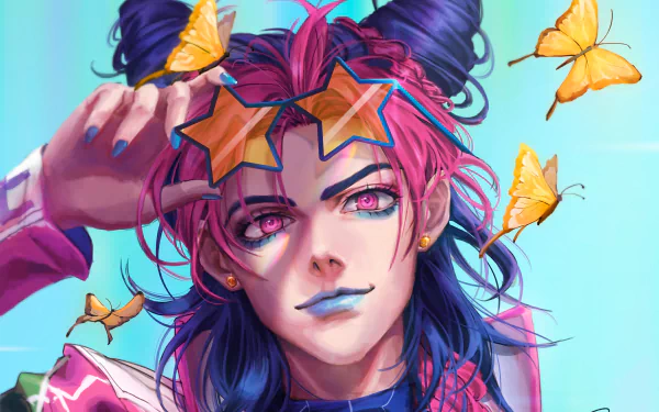 Stone Ocean (Jojo's Bizarre Adventure) Jolyne Cujoh Anime Jojo's Bizarre Adventure HD Desktop Wallpaper | Background Image