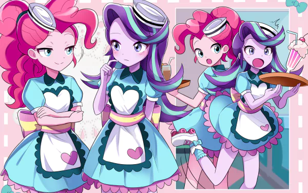 Starlight Glimmer Pinkie Pie TV Show My Little Pony: Equestria Girls - Tales of Canterlot High HD Desktop Wallpaper | Background Image