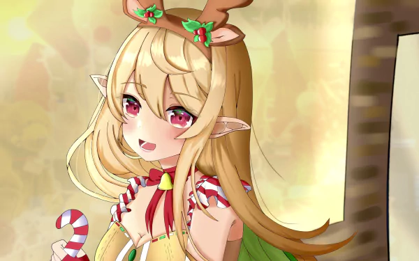 Nijisanji Pomu Rainpuff Anime Virtual Youtuber HD Desktop Wallpaper | Background Image