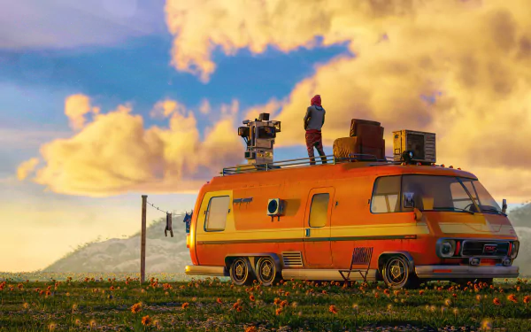 van Sci Fi vehicle HD Desktop Wallpaper | Background Image