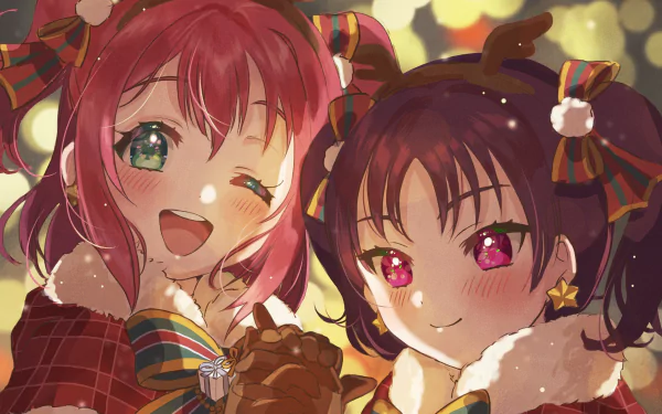 Ruby Kurosawa Leah Kazuno Anime Love Live! Sunshine!! HD Desktop Wallpaper | Background Image