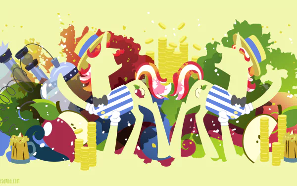 minimalist Flam (My Little Pony) Flim (My Little Pony) TV Show My Little Pony: Friendship Is Magic HD Desktop Wallpaper | Background Image