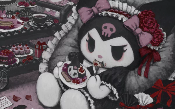 Kuromi (Onegai My Melody) Anime Onegai My Melody HD Desktop Wallpaper | Background Image