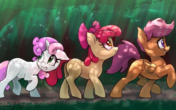 TV Show My Little Pony: Friendship is Magic My Little Pony Apple Bloom Sweetie Belle Scootaloo HD Wallpaper | Background Image