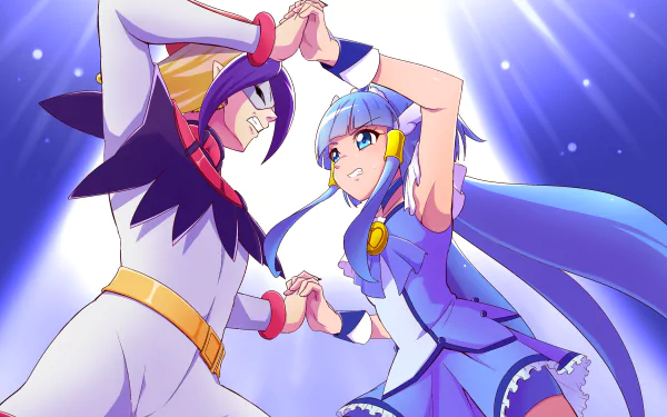 Cure Beauty Reika Aoki Anime smile precure! HD Desktop Wallpaper | Background Image