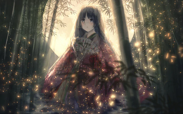 Kaguya Hime movie The Tale of the Princess Kaguya HD Desktop Wallpaper | Background Image