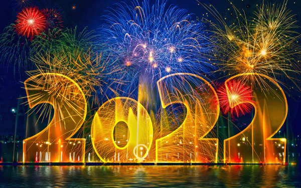  Colorful New Year Fireworks by Gerd Altmann