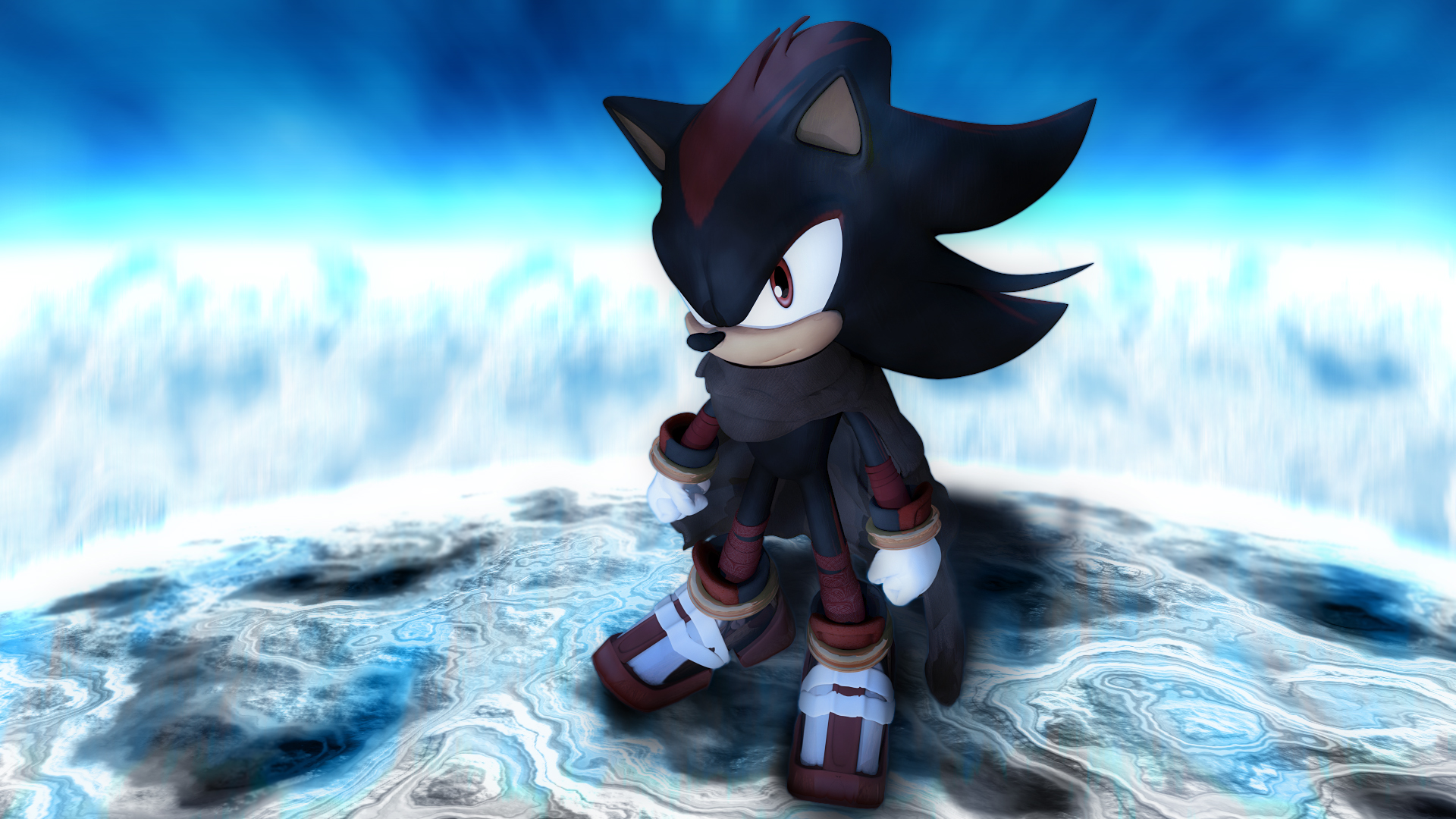 Sonic Boom Shadow Fan Design, Shadow The Hedgehog