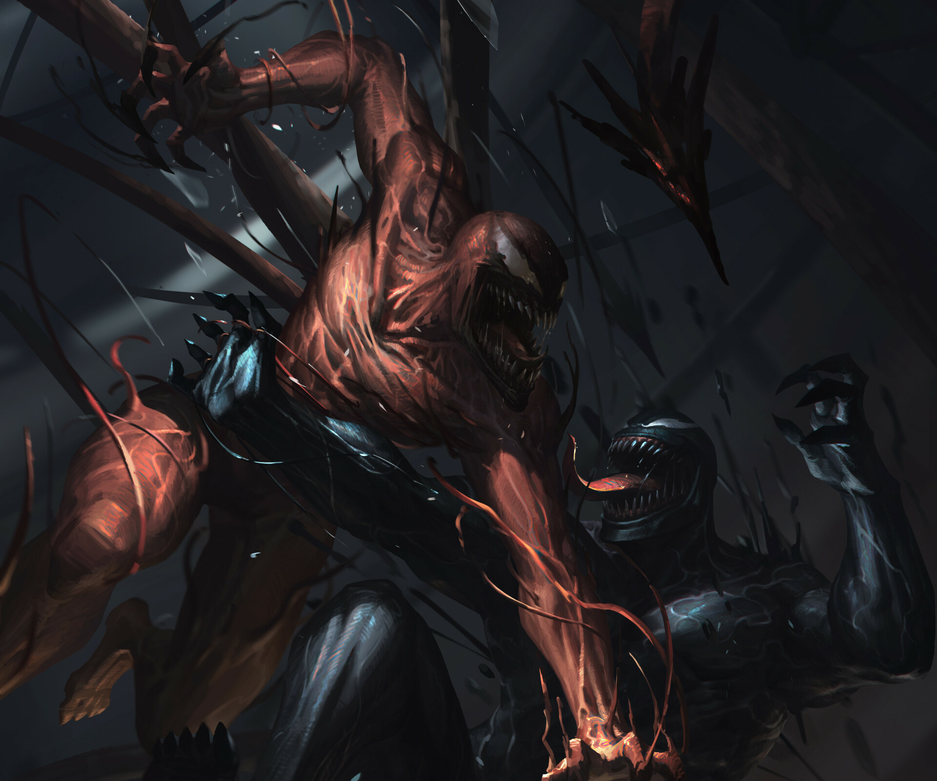 Carnage vs Venom by Lee J.P
