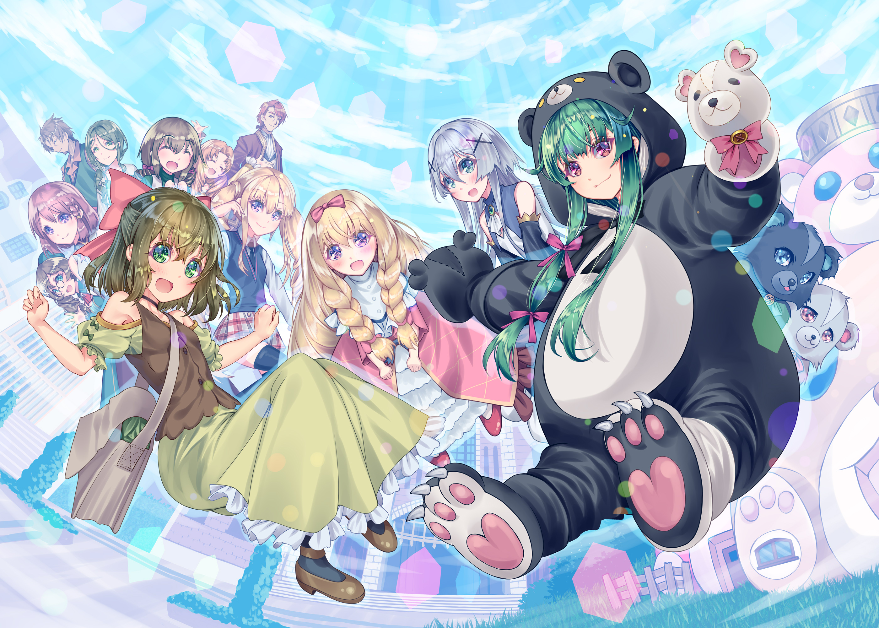 Anime Kuma Kuma Kuma Bear HD Wallpaper | Background Image