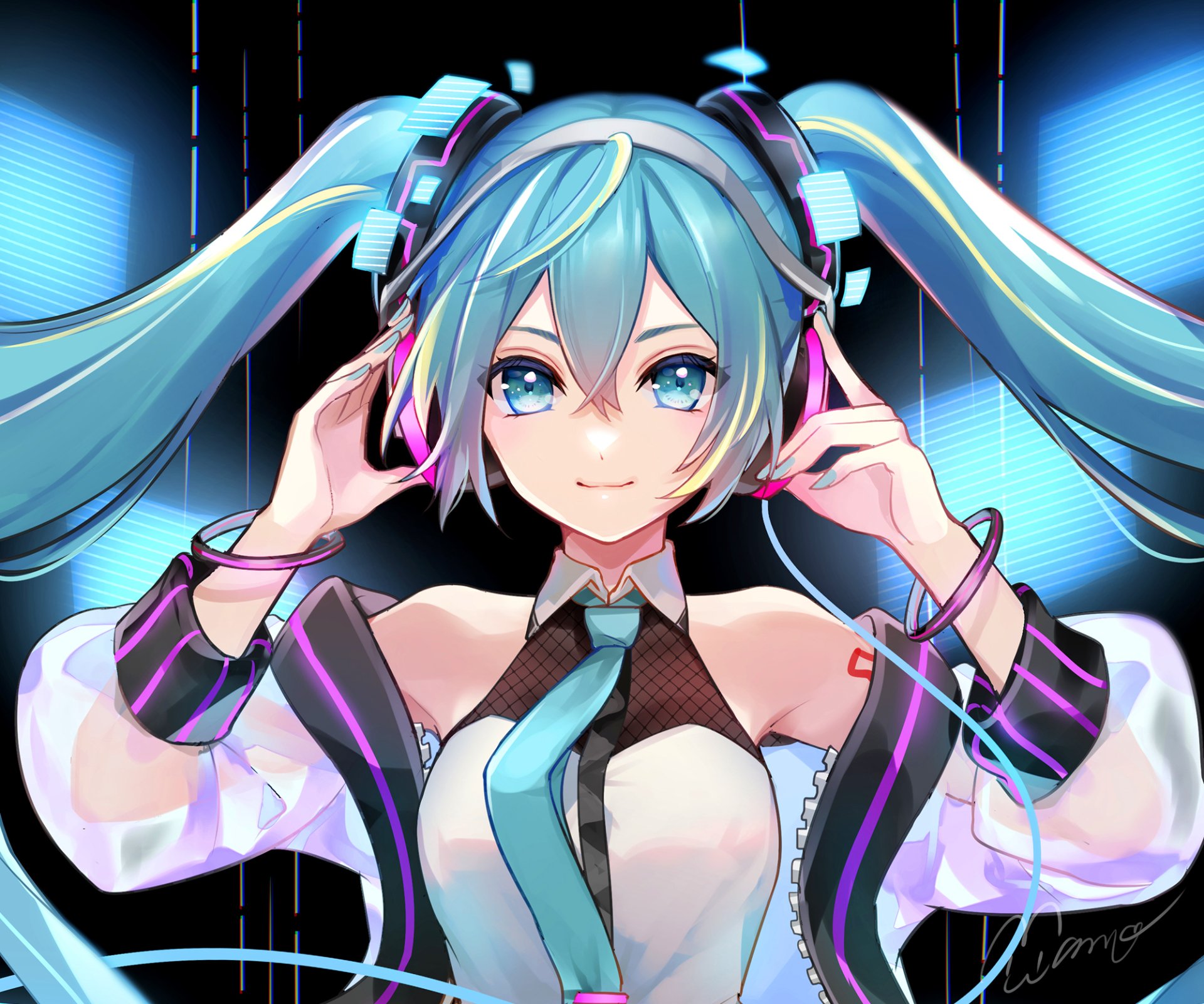 Download Hatsune Miku Anime Vocaloid HD Wallpaper