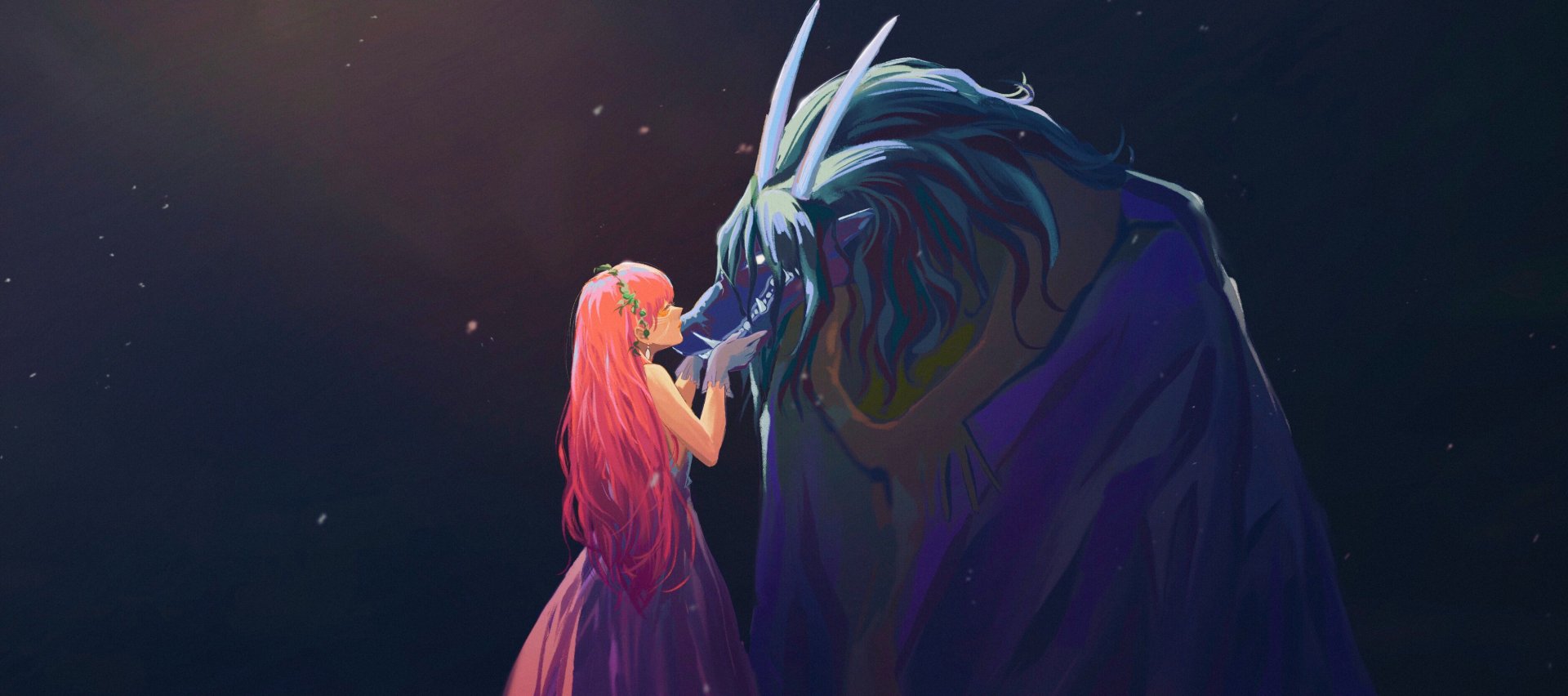 Download Ryuu (Ryuu To Sobakasu No Hime) Belle (Ryuu To Sobakasu No Hime) Anime Belle (2021) HD Wallpaper