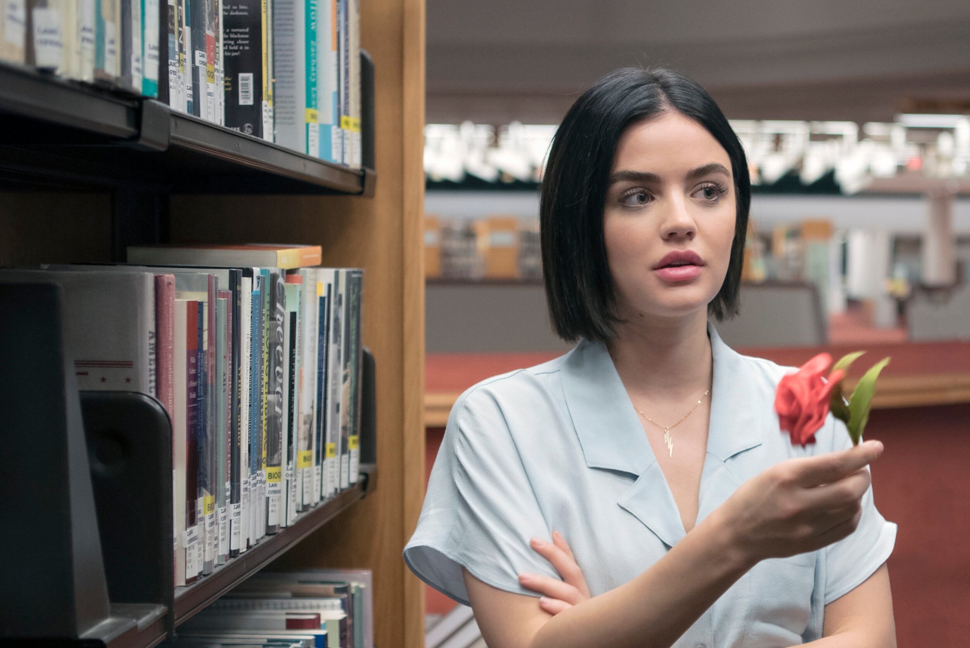 Download Lucy Hale Movie Big Gold Brick HD Wallpaper